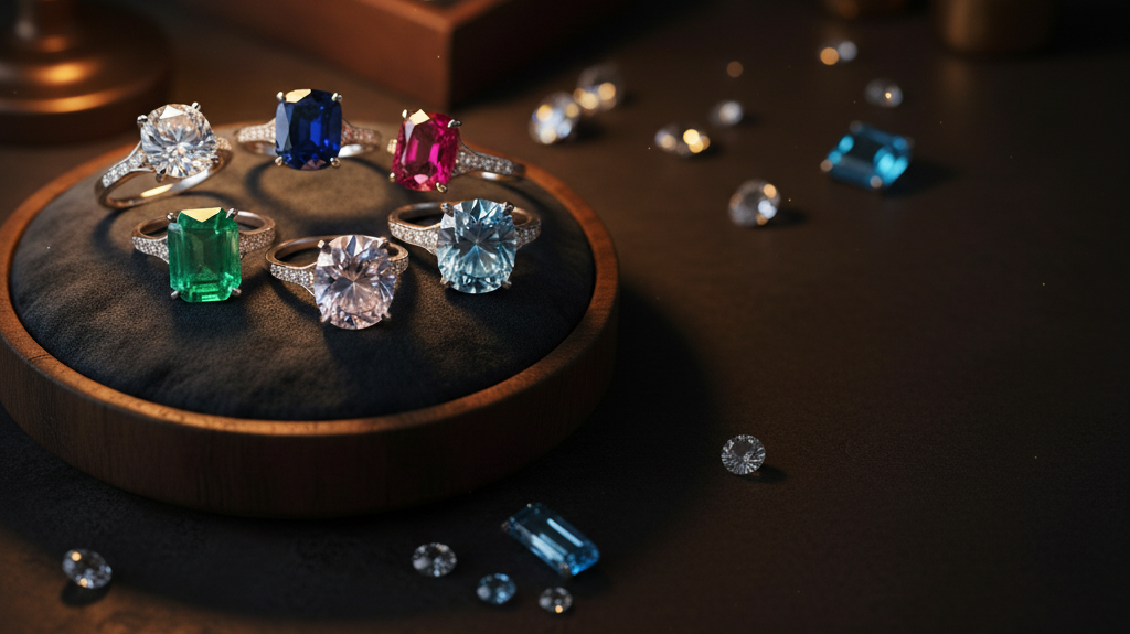 Przewodnik po kamieniach na pierścionek zaręczynowy – od ponadczasowego diamentu po unikalne klejnoty